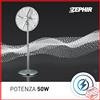 Zephir Ventilatore a Piantana Zephir pf40cr Cromato Silenzioso Industriale Oscillante