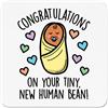 Gift Base Magnette Per Frigorifero Gift Base Tiny Human Bean Congratulazioni Neonato