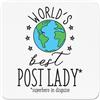 Gift Base World's Best Post Donna Frigo Magnete Scherzo Divertente Favorito Postino