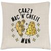 Gift Base Pazzo Mac N Formaggio Uomo Stars Cuscino Cover Scherzo Divertente Cibo Amante