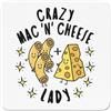 Gift Base Magnete Da Frigo Divertente Per Amanti Del Cibo Crazy Mac N Cheese Lady Stars