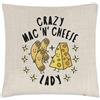 Gift Base Pazzo Mac N Formaggio Donna Stars Cuscino Cover Scherzo Divertente Cibo Amante