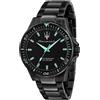 MASERATI Orologio MASERATI uomo Sfida Aqua Edition data acciaio nero R8853144001