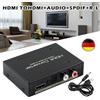 Markenlos Splitter convertitore estrattore audio ottico SPDIF+RCA R/L da HDMI a HDMI 1080P