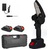electric tool Mini Sega Elettrica Portatile a Catena 2 Batterie Litio Potatura Taglia Rami