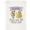 Gift Base Beware Pazzo Mac E Formaggio Donna Strofinaccio Scherzo Divertente Cibo Amante