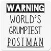 Gift Base Avvertimento World's Grumpiest Postino Frigo Magnete Grumpy Bellissimo Migliore