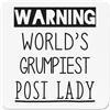 Gift Base Avvertimento World's Grumpiest Post Donna Frigo Magnete Awesome Migliore Postino