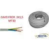 CAVO FROR 3X1.5 30 METRI CAVO ELETTRICO 3 FILI PER PROLUNGHE CAVO FILO ELETTRICO