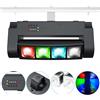 SHARD-LAB TESTA MOBILE RAGNO PROFESSIONALE DJ EFFETTO LUCI PSICHEDELICHE RGBW DMX -- 8x3W