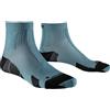 X-Socks Trailrun Discover Calzini Caviglia Blu/Nero 45-47 | Mesh traspirante per piedi freschi, protezione tendine d'Achille, tallone e punta per trail running