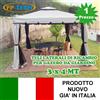 FP-TECH 4 TELI LATERALI CHIUSURA DI RICAMBIO PER GAZEBO DA GIARDINO 3X4 POLIESTERE ROMA