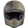 PREMIER CASCO MX BTR MILITARY GREEN BM,VERDE MILITARE/NERO,M