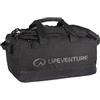 Lifeventure Expedition Cargo - Borsone da viaggio, capacità 50 litri, con cinghie rimovibili, Nero, 50L, Borsone con cinghie per zaino adatto per bagaglio a mano