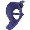 Toyz4lovers Anello fallico in silicone doppio cock ring ritardante con stimolatore perineo