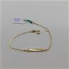 BRACCIALE PER BAMBINI CON TARGHETTA IN ORO GIALLO 18KT 1,4 GR. (7471)