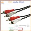 Alpha Elettronica Cavo RCA audio schermato maschio 10 metri hifi per casse subwoofer giradischi cd