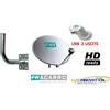 Fracarro Kit Parabola Fracarro hd antenna parabolica kit parabola 2 uscite staffa muro