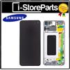 DISPLAY LCD PARI ORIGINALE OLED PER SAMSUNG S10E SM-G970F TOUCH SCHERMO BIANCO