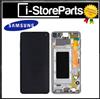 DISPLAY LCD PARI ORIGINALE TFT INCELL SAMSUNG S10 SM-G973 TOUCH SCHERMO BIANCO
