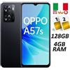 OPPO A57S 4G DUAL SIM 128GB 4GB RAM STARRY BLACK ITALIA BRAND