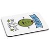 Gift Base Beware Crazy Oliva Uomo PC Computer Mouse Pad - Divertente Cucina Vegana