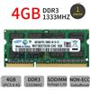 Senza marchio 16GB 8GB 4GB 2GB DDR3 PC3-10600S 1333 SODIMM notebook memoria RAM per Samsung IT