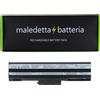 MB distribuzione Batteria POTENZIATA SENZA CD 10.8-11.1V 5200mAh per Sony Vaio VGN-NS11S/S