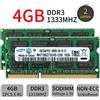Samsung 8GB Kit 2x 4GB PC3-10600S DDR3 1333MHz SODIMM Notebook Memoria SDRAM IT