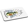Gift Base Holy Guacamole Tappetino Per Mouse PC - Divertente Battuta Avocado Cibo Vegano