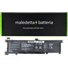 MB distribuzione Batteria NERA 11.4 V 4200 mAh per asus A400U