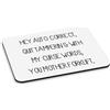 Gift Base Auto Correct PC Computer Mouse Pad - Divertente