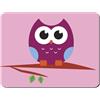 Tappetino Per Mouse OWL Tree PC In Tinta Rosa Viola Pad Regalo Animale Cool Bird
