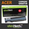 ohmHero Batteria OhmHero® NERA 5200 mAh REALI per Acer Extensa 5635ZG-442G16Mi