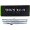 MB distribuzione Batteria ARGENTO 10.8-11.1 V 5200 mAh per sony VAIO VPC-Z127GGXQ PS3