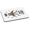Gift Base Tappetino Per Mouse PC Computer Con Capra Pazza E Stelle - Animale Divertente