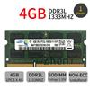 Senza marchio Per Samsung 8GB 4GB DDR3L PC3-10600S 1333MHz 1.35V Memoria RAM Intel Laptop IT