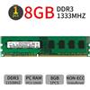 Per Samsung 8GB 4GB DDR3 PC3-10600U 1333MHz 240Pin CL9 Computer Desktop RAM IT