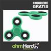 adi Fidget Spinner a 3 lobi, verde, 2 minuti, cuscinetto in acciaio