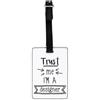 Gift Base Fidati Me I'M A Design Visivo Targhetta Bagaglio Borsa Valigia - Divertente Best