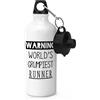 Gift Base Attenzione World's Grumpiest Runner SPORTS Borraccia Awesome Migliore Divertente