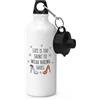 Gift Base Borraccia In Metallo 600 ml Life Is Too Short, T-Wear Boring Shoes