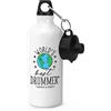 Gift Base Borraccia Sport Acqua Acciaio Inox 600 ml Drum Rock