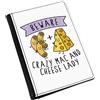 Gift Base Beware Pazzo Mac E Formaggio Donna Custodia Passaporto Cover Divertente Cibo