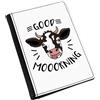 Gift Base Buono Mooorning Mucca Custodia Passaporto Cover Portafoglio - Divertente Morning