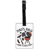 Gift Base Dad's Grigliata Bruciato To Perfection Visivo Targhetta Bagaglio Valigia Chef