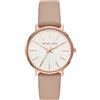 Michael Kors Orologio Donna MICHAEL KORS PYPER MK2748 Vera Pelle Tortora Rosè Bianco NEW