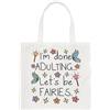 Gift Base I'M Done Adulting Let's Be Fatine Regolare Borsa Scherzo Divertente Shopper