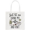 Gift Base Just Let Me Bevanda il Mio Caffè E Maglia Regolare Borsa Introvert Shopper