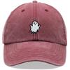 Cap Base Ghost Cap Vintage Washed Unisex Cappello Sun Ghoul Halloween